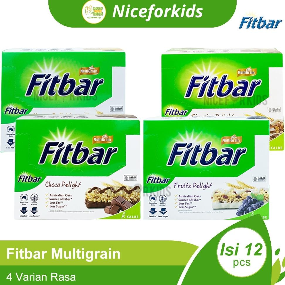

TERMURAH Fitbar Cemilan Instan Untuk Diet 1 box isi 12pcs (20gr) Siap kirim