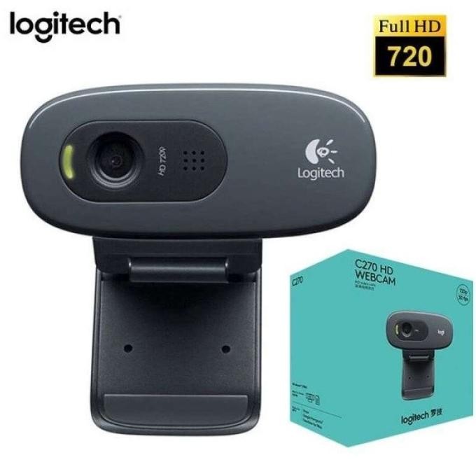 Logitech C270 Hd Webcam For Laptop Pc New Stok