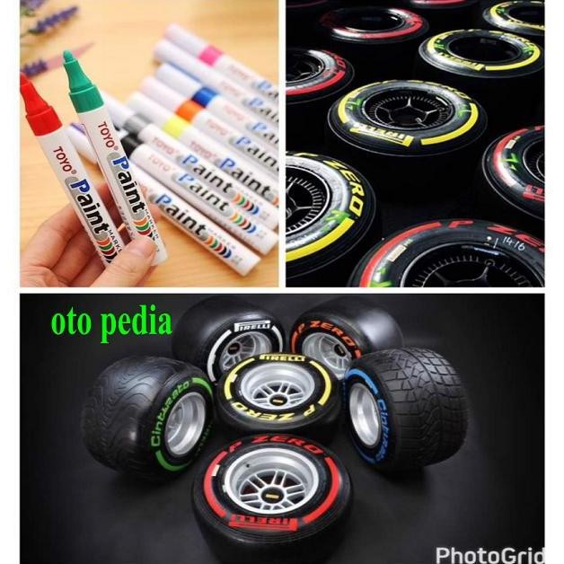 

Spidol Marker Ban Mobil Motor Warna Ceria Best Quality