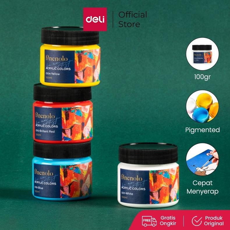 

redi Deli Acrylic Paint / Cat Akrilik / Cat Lukis 100ml Warna Terang EC17