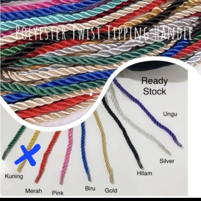 

tyS Tali Tipping Polyester ulir 45 cm GOLD/ Emas
