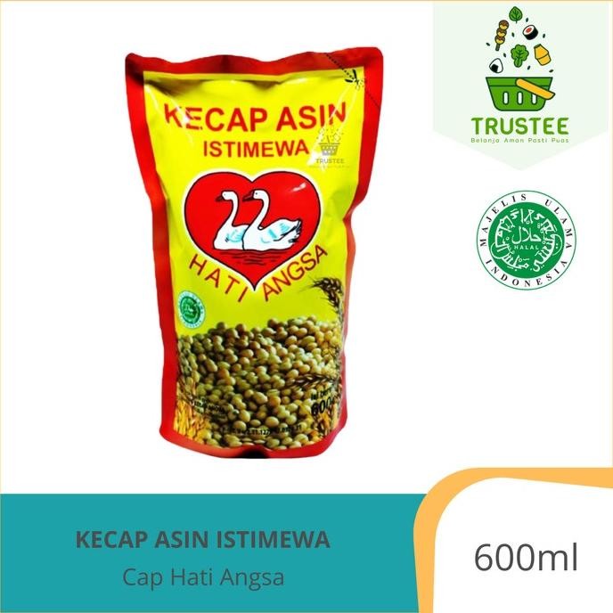 

yt- MMA-1318 Kecap Asin Cap Hati Angsa Refill 600 ml Halal Khas Medan Viral Sale