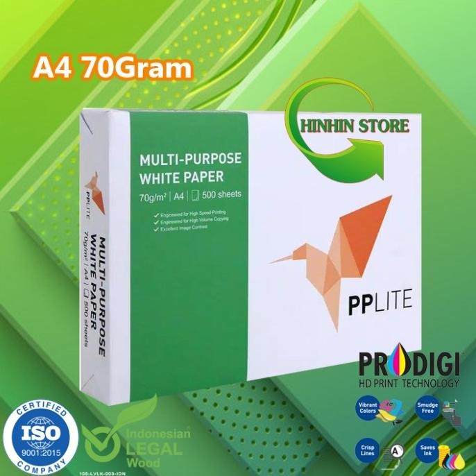 

tyS KERTAS A4 70Gr PAPER ONE / COPY PAPER / PAPERONE COPYPAPER BANYAK MERK