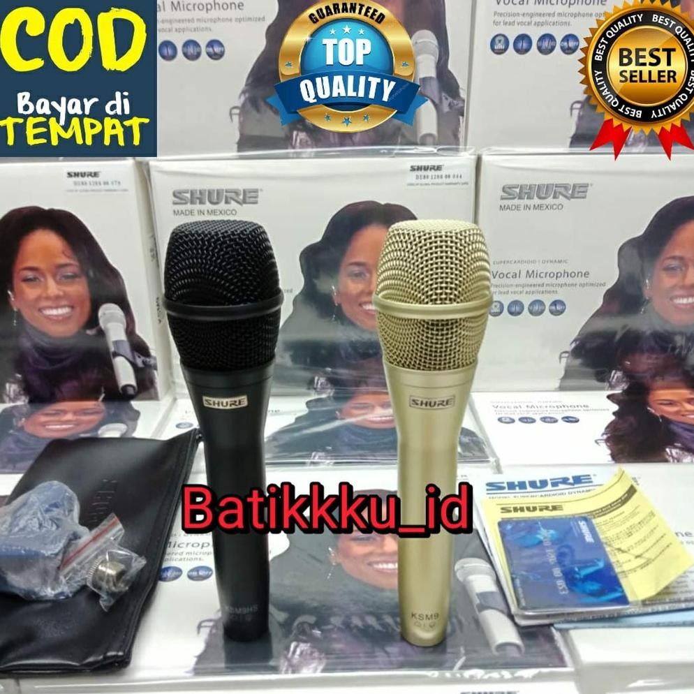 ready !!! Mic Kabel SHURE KSM 9 KSM9 SEMI ORIGINAL FREE HOLDER MIC