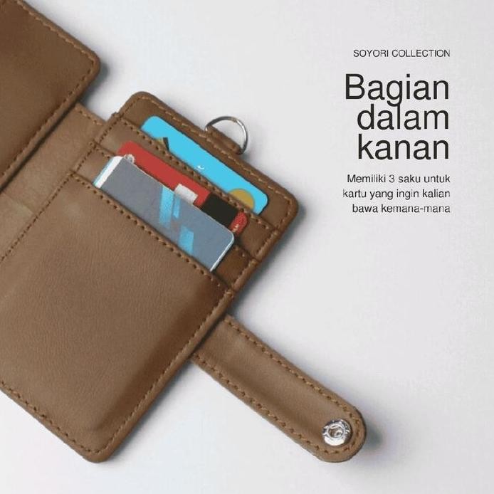 

new !!! id card holder lanyard pastel LIPAT 2 SID008 murah