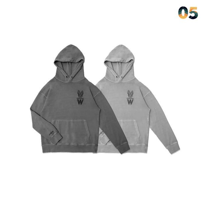original lifework multi logo washed hoodie