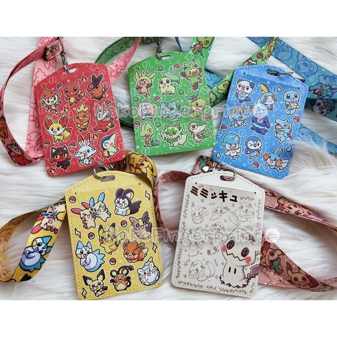 

new !!! Pokemon Starters Lanyard / Tali ID Card murah