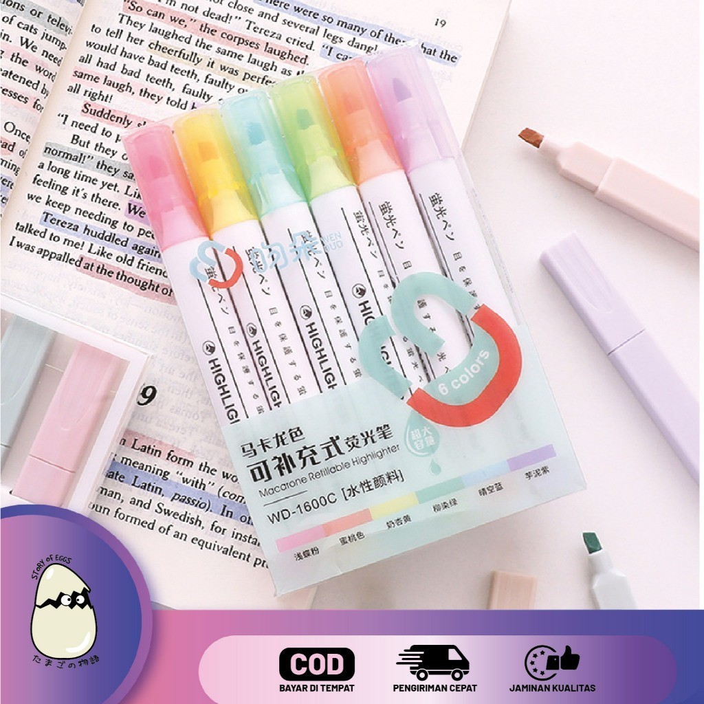 

Softliner Highlighter Dual Tip Stabilo highlighter pastel marker Highlighter marker Morandi color