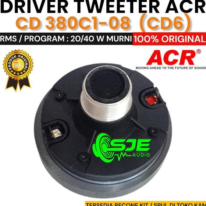 ready  DRIVER TWEETER ACR CD6 CD 380C1-08 TWETER TWITTER TWITER ACR MAGNET CD6 CD-6 CD 6 CD380C1-08 