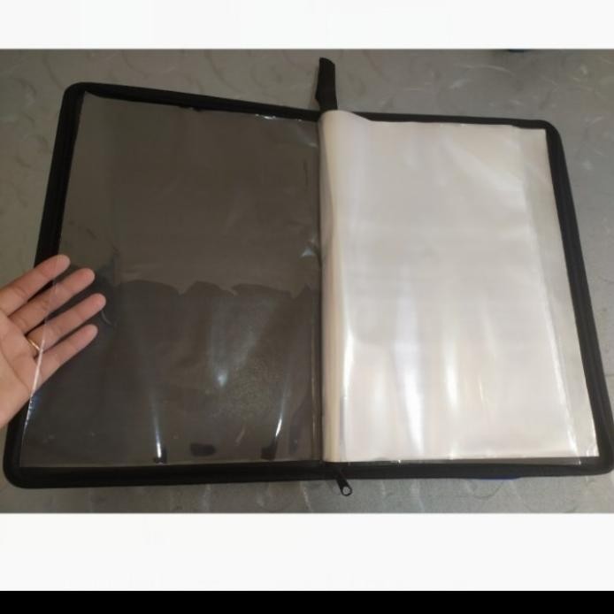 

new !!! MAP DOCUMENT KEEPER PLASTIK FILE DOKUMEN CLEAR HOLDER RESLETING ZIPPER murah