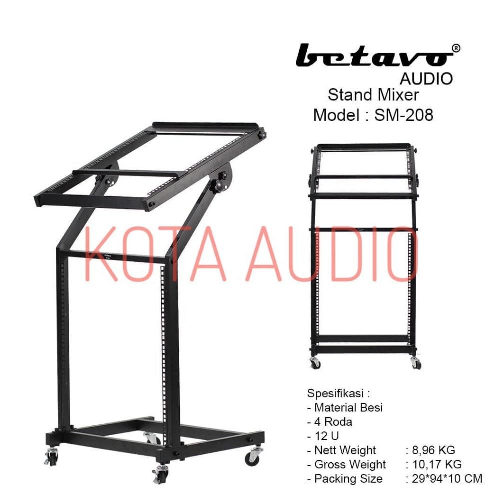 ready  Rak Mixer Sound System Audio Stand Mixer BETAVO SM 208 / SM208 / SM-208