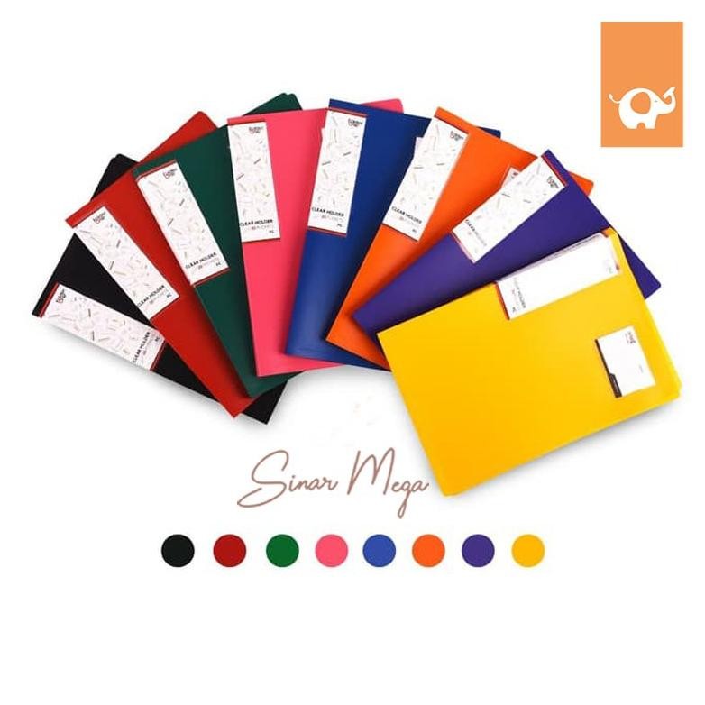 

CXV-38 gfd-6 F1 Folder One Clear Holder Isi 40 Pocket Lembar Varian Warna-Warni/ Map Murah Termurah Hemat
