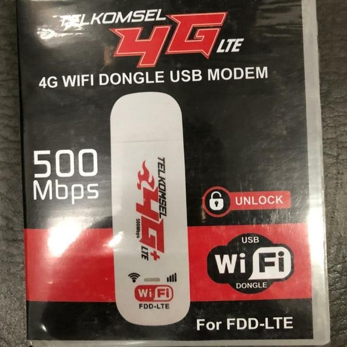 Modem WIFI USB 4G LTE Telkomsel 500 Mbps