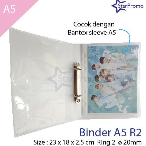 

new !!! Binder Plastik A5 2 lubang Terlaris murah