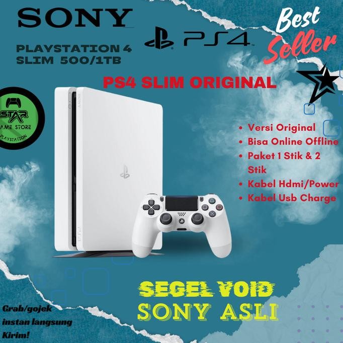 Sony Ps4 Slim Playstation 4 Slim 500-1Tb Original murah