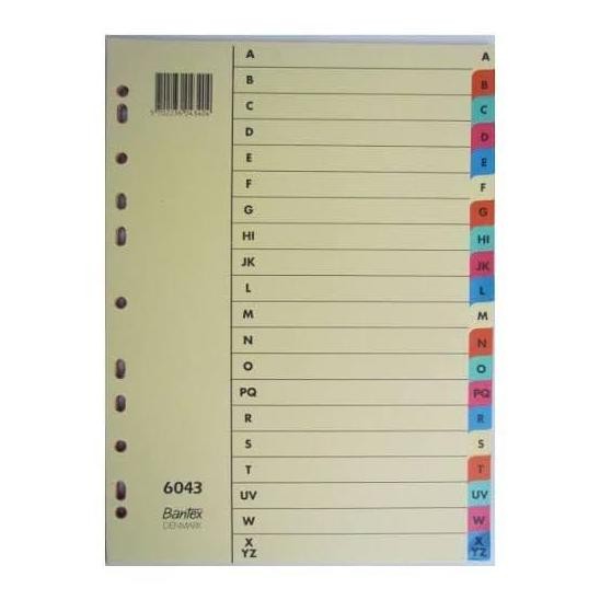 

new !!! Devider/Pembatas Dokumen BANTEX 6043 Abjad (A-Z) murah