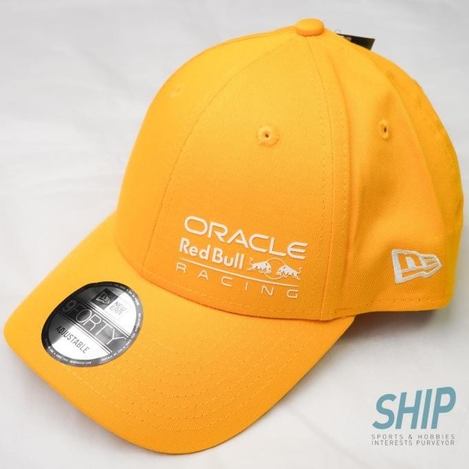 Topi Red Bull F1 original New Era seasonal mustard yellow cap 9forty formula 1 baru