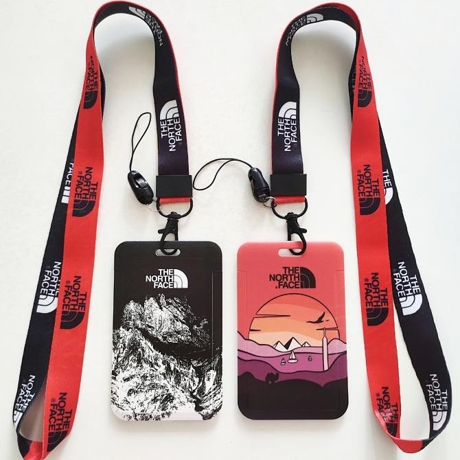 

new !!! ID Card Holder Name Tag Lanyard / Kalung Wadah Kartu The North Face 2 murah