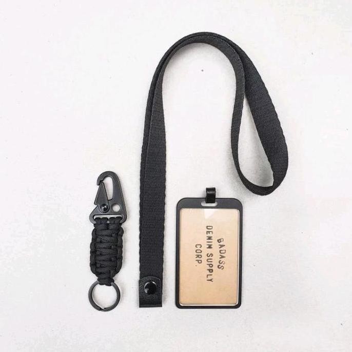 

new !!! RANGER - BDS Double function lanyard card Holder keychain murah