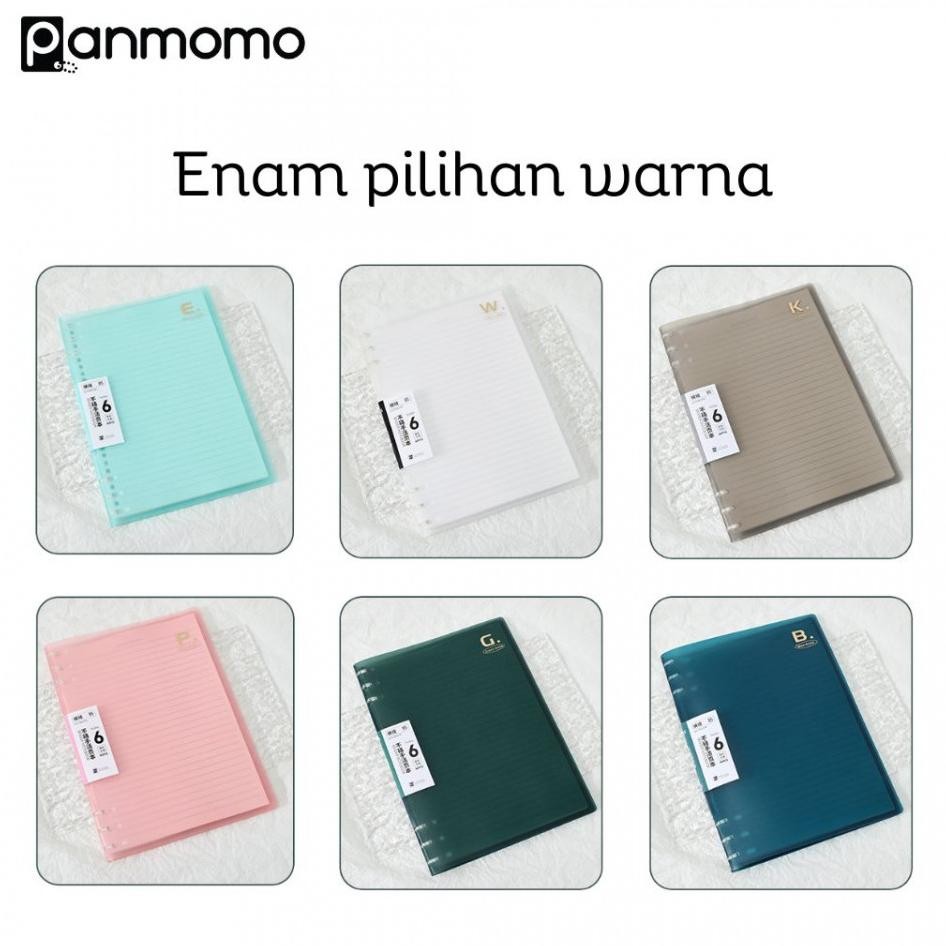 

rt-4 dg-4 Soft Cover 6 Ring Slim File Binder A5 / Binder Tipis 6 Lubang Murah Viral Hemat