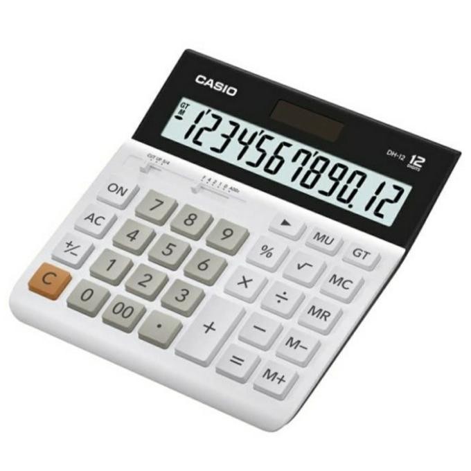 

Mega Sale m-4 CASIO DH-12 DESKTOP KALKULATOR 12 DIGIT / CALCULATOR MEJA DH12 Premium Original