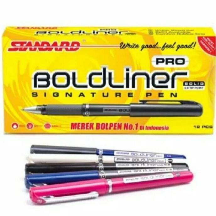 

BEBAS ONGKIR - Pulpen Standard Boldliner PRO 0.8 ( BIRU )