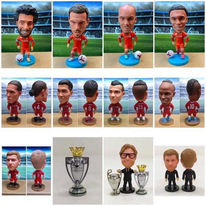 Figure Miniatur Soccerwe Kodoto Pemain Sepakbola Salah Mane Firminho Virgil Becker Henderson Steven 