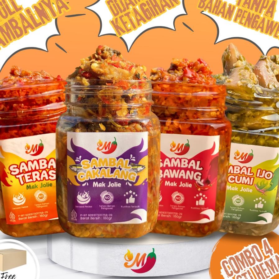 

Ter Ii 4 Ambal Ma Jolie 160 Gr Combo 4 Ambalbawang Ambalcu Ambalterai Ambalcaalang
