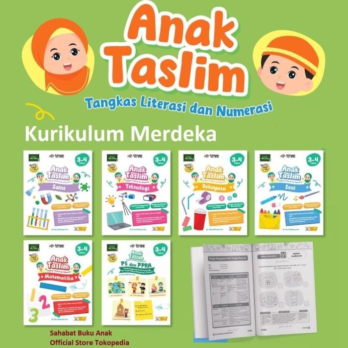Paket Anak Taslim Paud Tk Tangkas Literasi Dan Numerasi Erlangga Kurikulum Merdeka