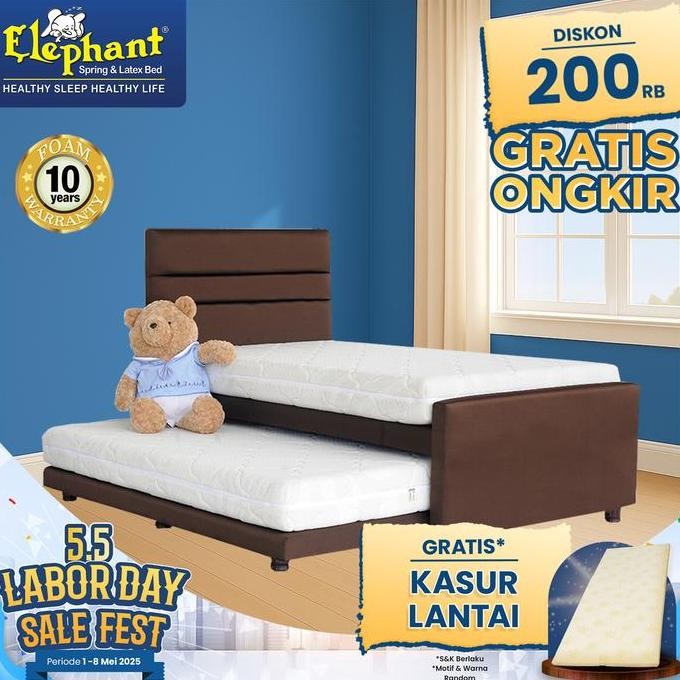 Terlaris Elephant Springbed Set 4 in 1 Ultimate
