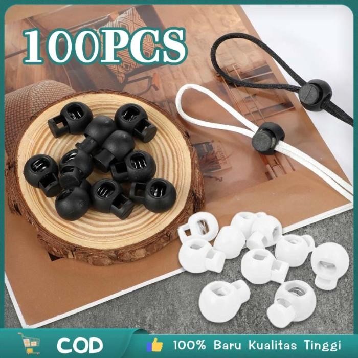 Stopper Tali Celana Isi 100 Penutup Ujung Tali Stopper Ujung Tali Stopper Tali Kecil
