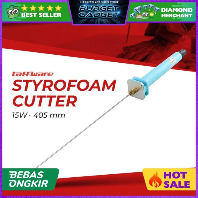 

Taffware Alat Pemotong Styrofoam Busa Polystyrene Cutter 15W 25cm