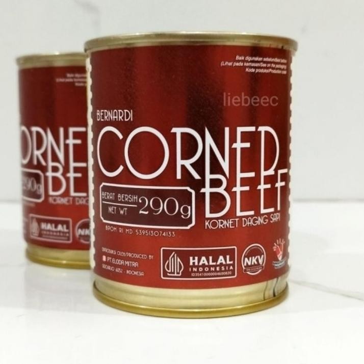 

Bernardi 290 Gram Corned Beef Ornet Daging Api 290G