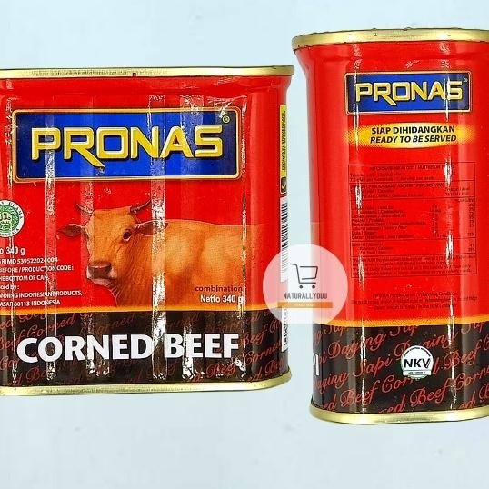 

Prona Corned Beef Ornet Daging Api 340Gram 340 Gr