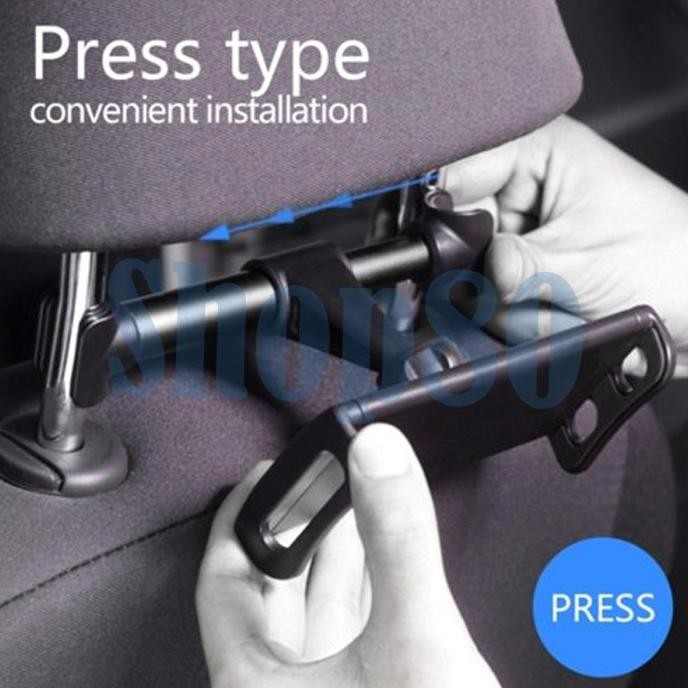 Holder Tablet/Hp Headrest Sandaran Kepala Mobil Car Mount Head Rest Tv Original