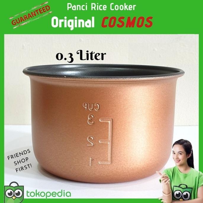 panci rice cooker cosmos crj 1031 original 0.3 liter