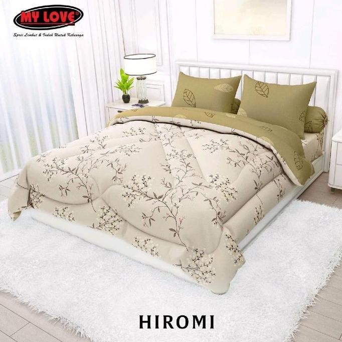 MY LOVE ORIGINAL - Bedcover set 160x200 / 180x200 T30 bed cover flat all new my love MURAH