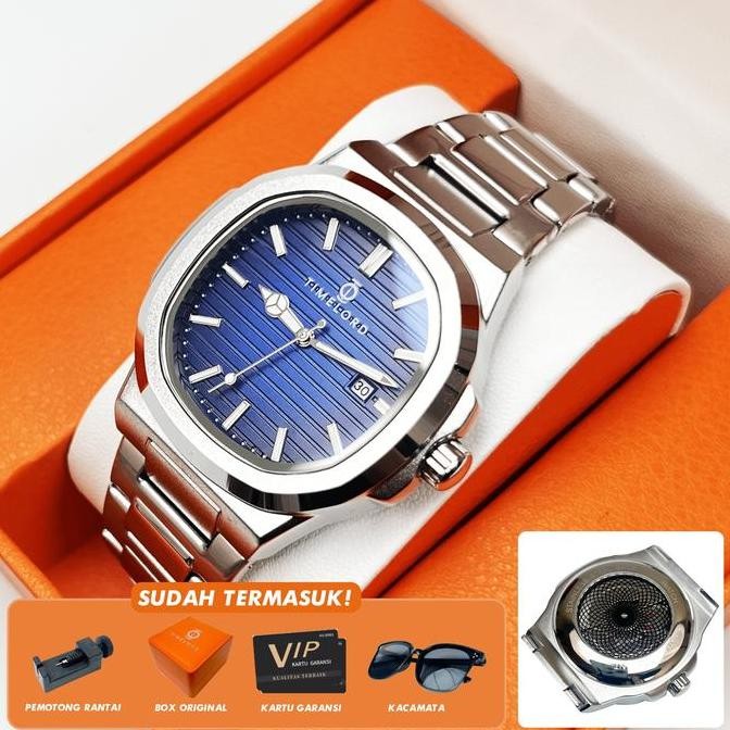 2066 Jam Tangan Pria Otomatis Timelord Tanpa Baterai Kaca Safir Watches