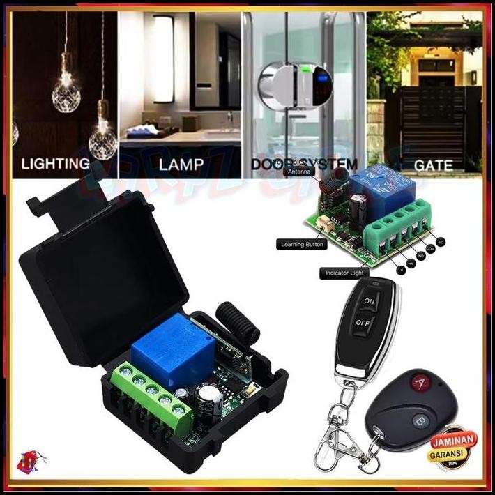 Wireless Rf Transmitter Remote Control Receiver 433 Mhz Universal Switch Modul Songle Relay Dc 12V