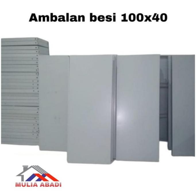 Rak ambalan besi 100x40