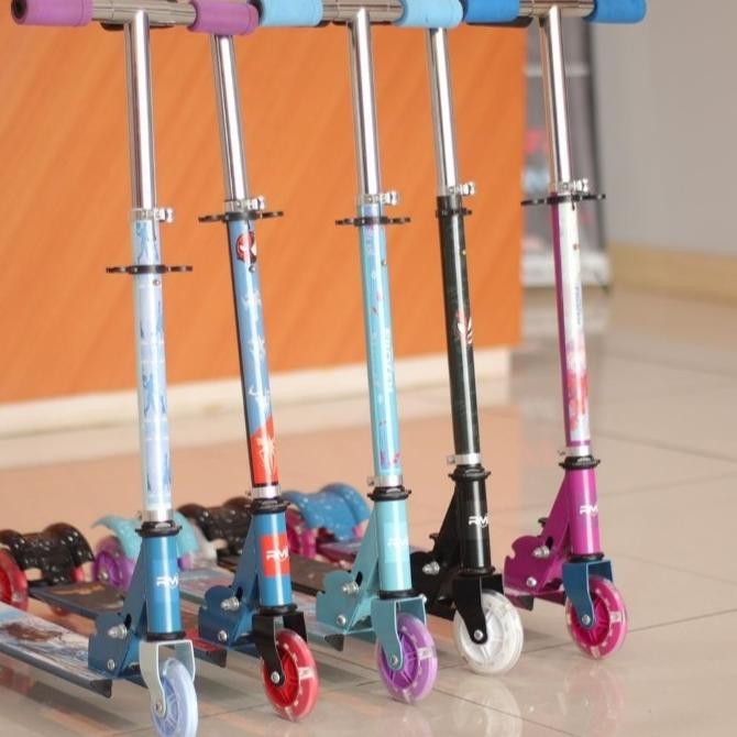 @@@@] Scooter RMB anak otoped skuter spidermen frozen kado ulang tahun anak