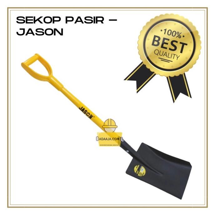 Sekop Pasir Gagang Fiber Kotak - Jason New Stok