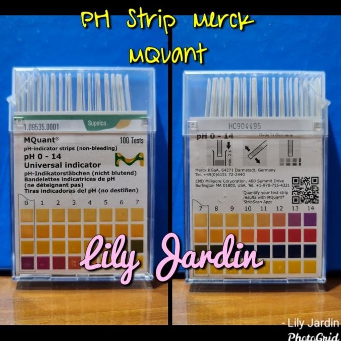 favorit] Merck pH Paper Universal / Kertas pH / pH Strip MColorpHast (0-14)