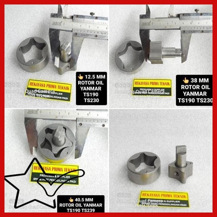 [RKS] TS190 TS230 ROTOR POMPA OLI OIL YANMAR TS 190 230 19 23 HP PK