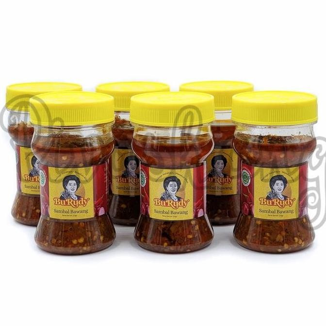 

Grosir 6 pcs Sambal Bawang Bu Rudy Oleh-Oleh Khas Bu Rudi Surabaya