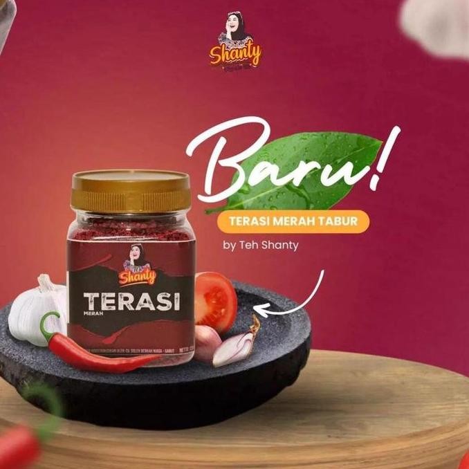 

(COD) BOTOL Terasi Merah Tabur Shanty denny cagur Terasi Instant Tahan 1 tahun