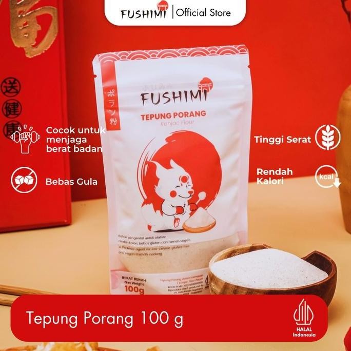 

Terlaris (Beli 5 Free 3 Sachet Beras) Tepung Porang Fushimi 100Gr Konyaku Shirataki - Kaya Serat