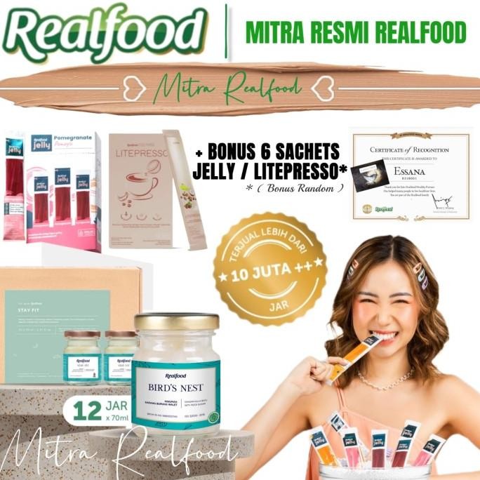 

Realfood Stayfit ( P.12 Jar ) Minuman Sarang Burung Walet Original Dan Terlaris