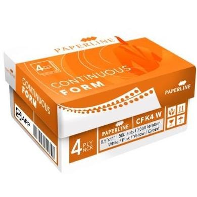 

TERMURAH - Kertas Continuous Form Paperline - 9 1/2 x 11" - 4 Ply (K4)