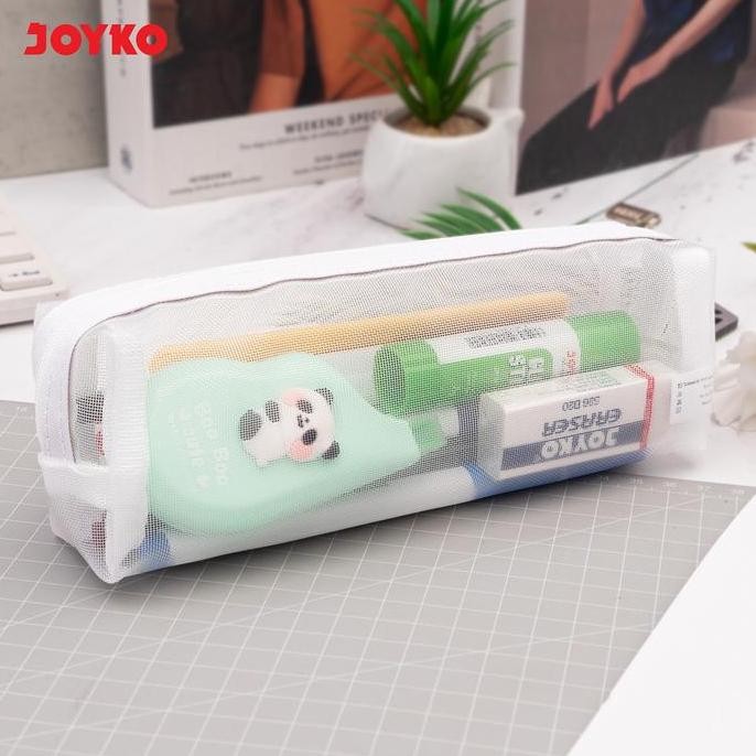 

Joyko Pencil Case Mesh Portable / Kotak Tempat Pensil Alat Tulis Joyko Rapi PC
